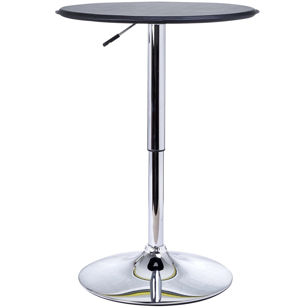 EasyComfort Tavolino da Bar Rotondo Girevole e Regolabile in Altezza (67-93cm)