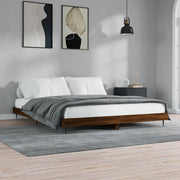 Giroletto senza Materasso Rovere Marrone 120x200 cm Truciolato 832260