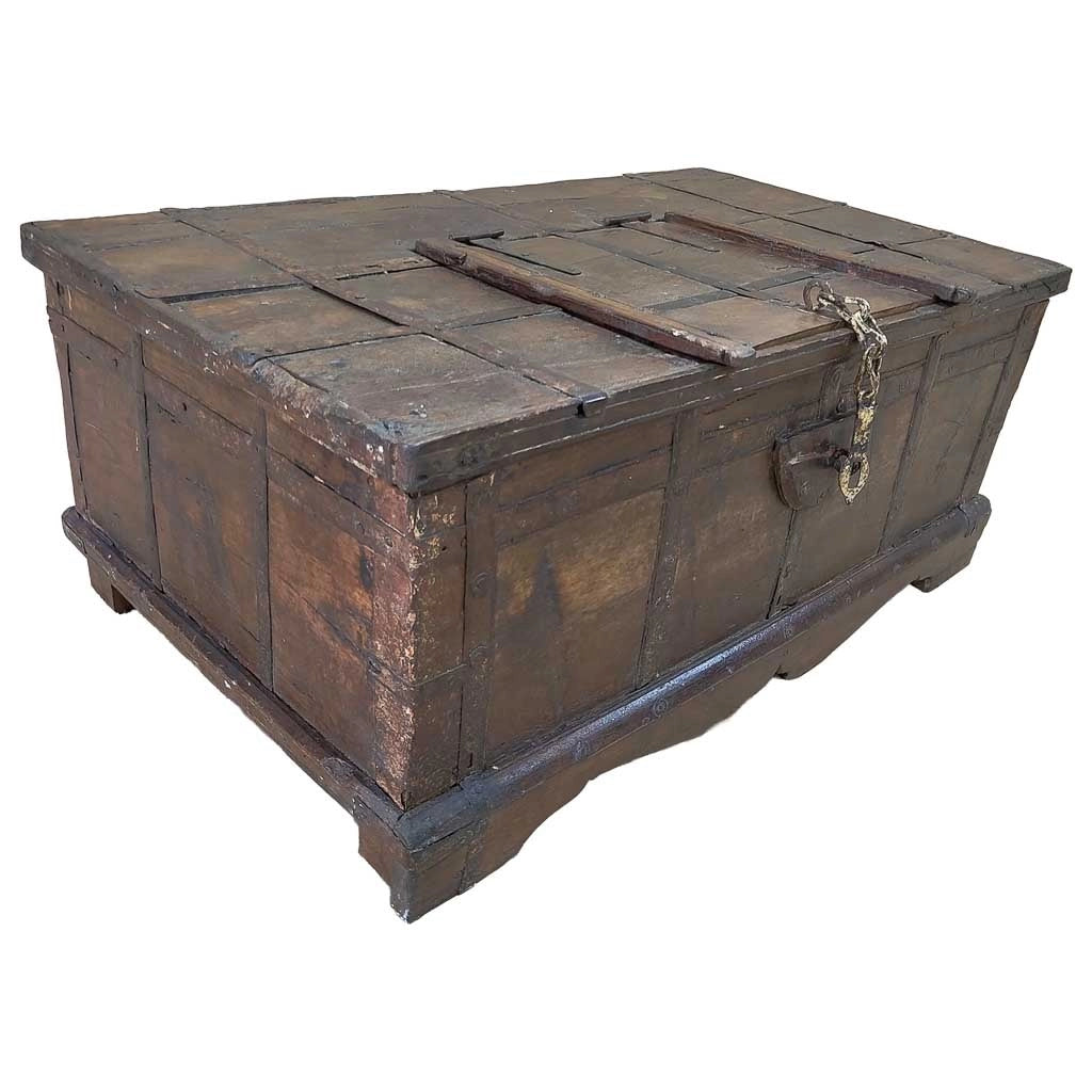 Baule in legno fatta a mano 109x64x45h cm