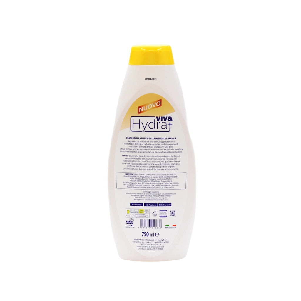 HYDRA VIVA+ BAGNODOCCIA VELLUTATO MANDORLA & VANIGLIA 750 ML