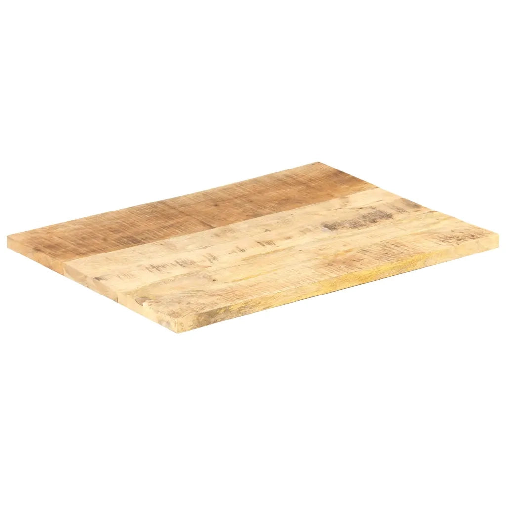 Piano Tavolo in Legno Massello di Mango 25-27 mm 80x60 cm 286022
