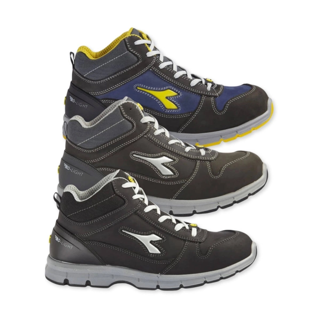 Run Mid S3 ESD SRC Scarponcino Alto Antinfortunistico da Lavoro | Diadora Utility 42