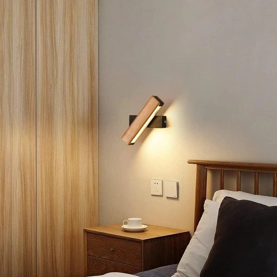 Lampada a LED rotante 360° per interni ed esterni - 3000 K - temperatura di colore - adatta per camera da letto, soggiorno, ingresso, scale - luce calda