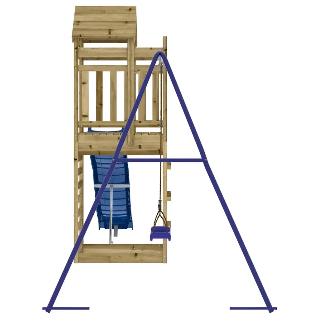 Set da Gioco da Esterno in Legno di Pino Impregnato 3156975
