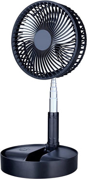 Ventilatore portatile a stantuffo - mini ventilatore USB da tavolo - 4 velocità - altezza regolabile - ufficio casa campeggio .