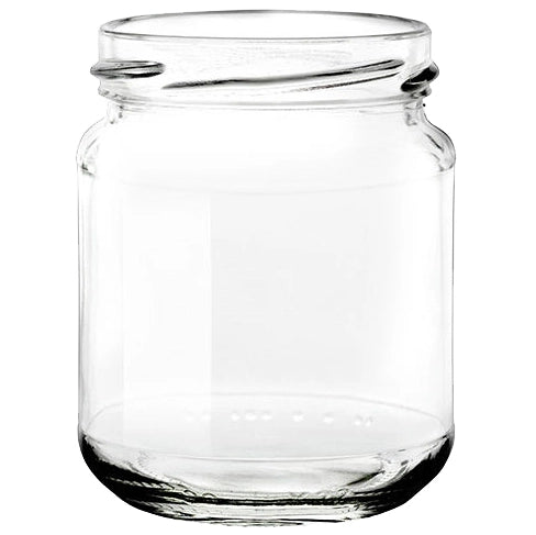 BARATTOLO IN VETRO  212 CC BOCCA D 63 MM- 24,0 pz