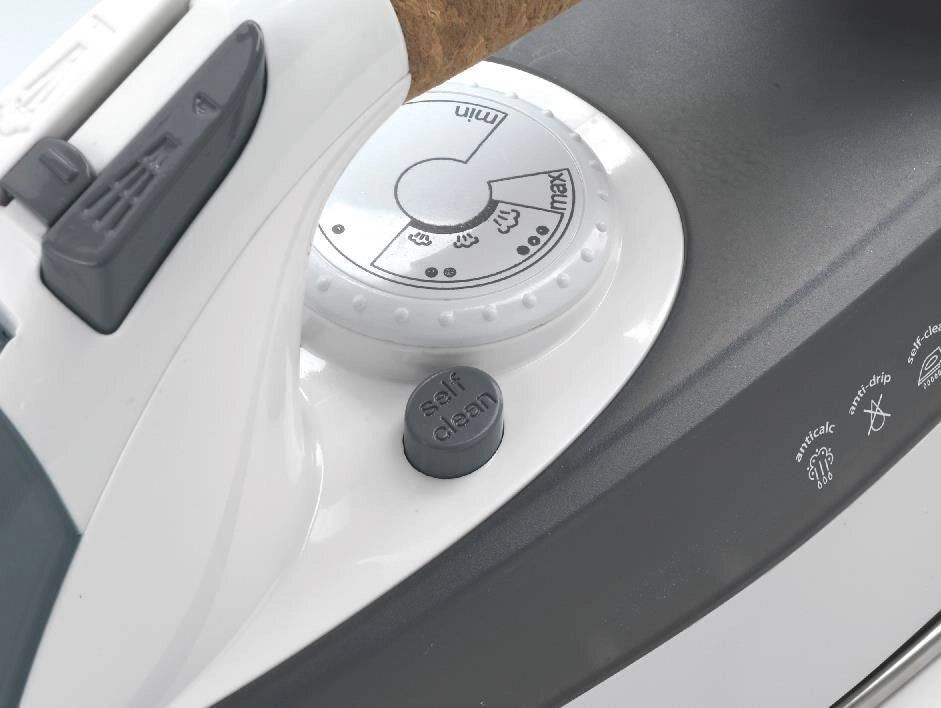Ariete 6232 Ferro da stiro a secco e a vapore Acciaio inossidabile Grigio 2200 W