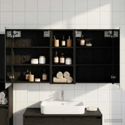 Set di Armadi da Bagno con lo scaffale 3 pcs 130 x 14,5 x 70 cm