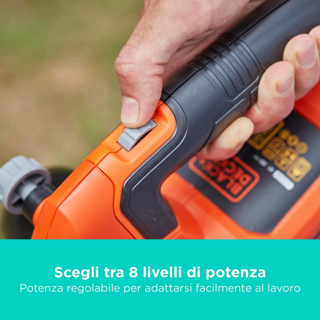Soffiatore Aspiratore Trituratore a Batteria Black Decker BCBLV3625L1 Qw