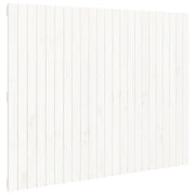 Testiera | Testata da Parete Bianca 146,5x3x110 cm Legno Massello di Pino