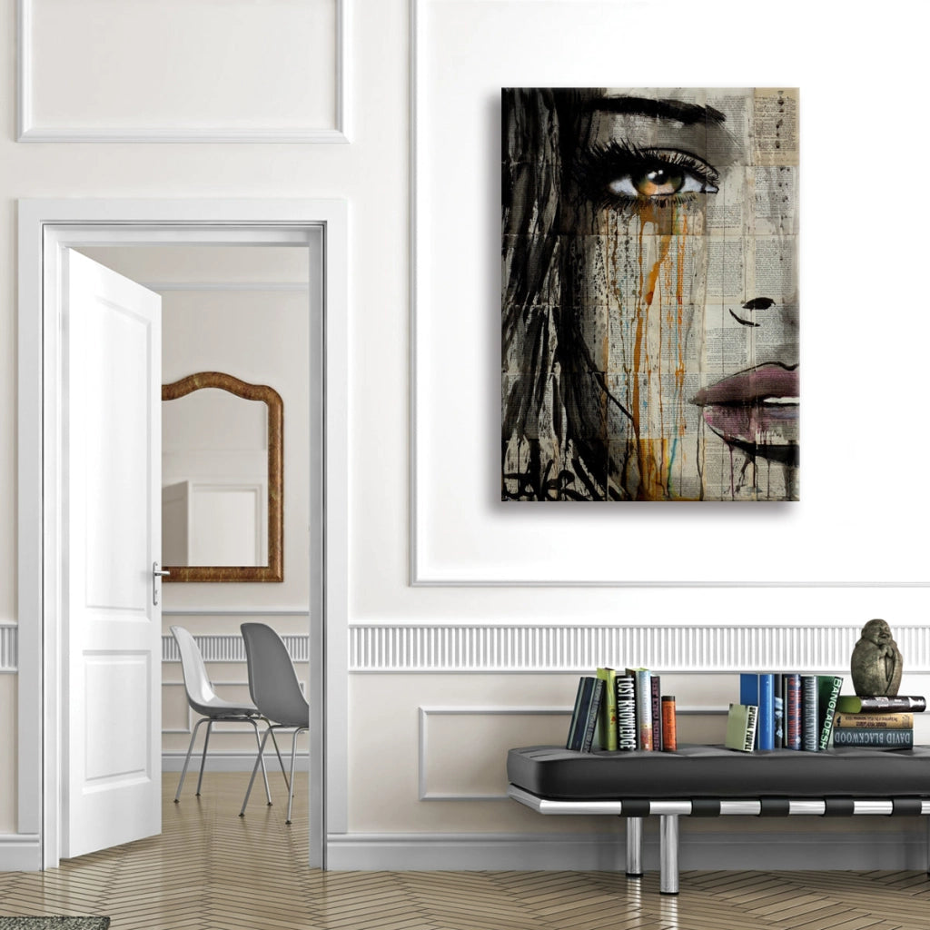 Kylie -  Quadro Canvas Contemporaneo su telaio in legno Misura: 100x140 cm