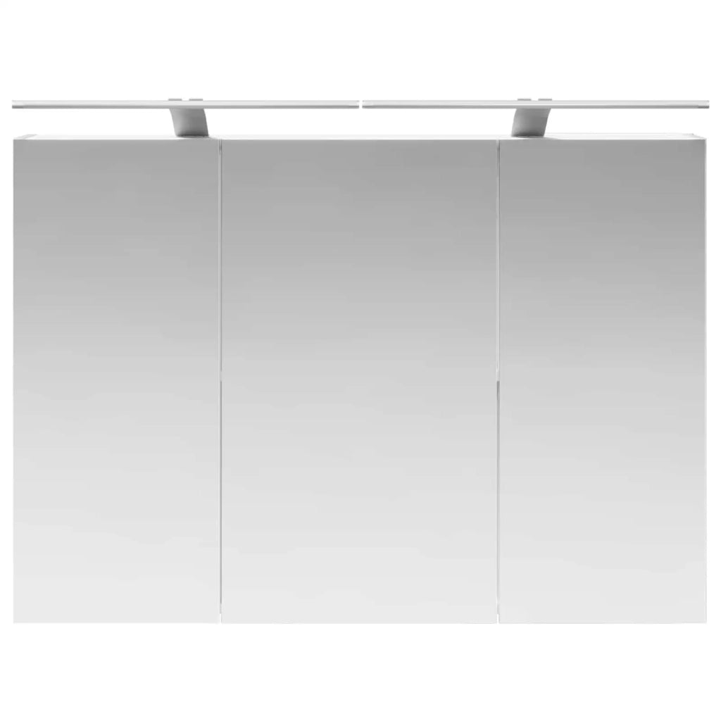 Mobiletto per specchio da bagno Bianco 100 x 14,5 x 70 cm