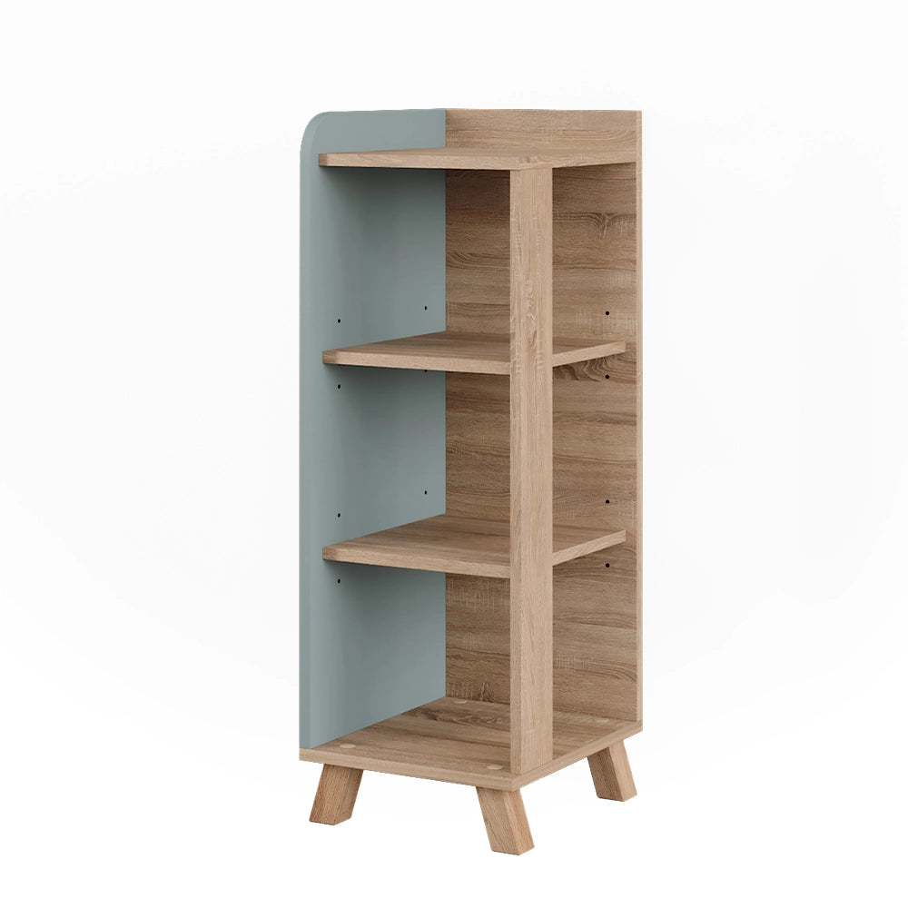 Vicco Mobiletto midi Sonoma/blu 30 x 90 cm con 4 ripiani