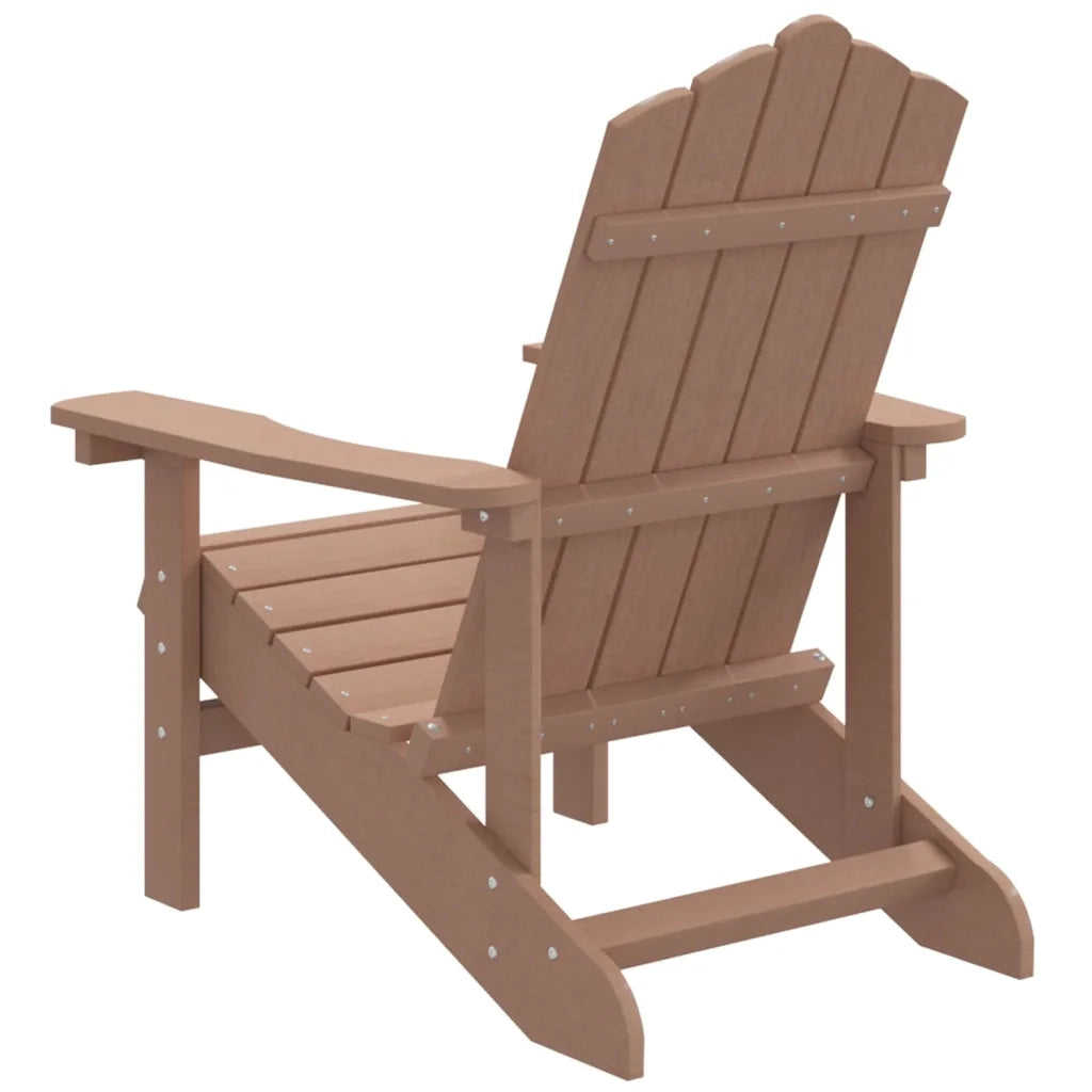 Sedia da Giardino Adirondack Marrone HDPE cod mxl 16617