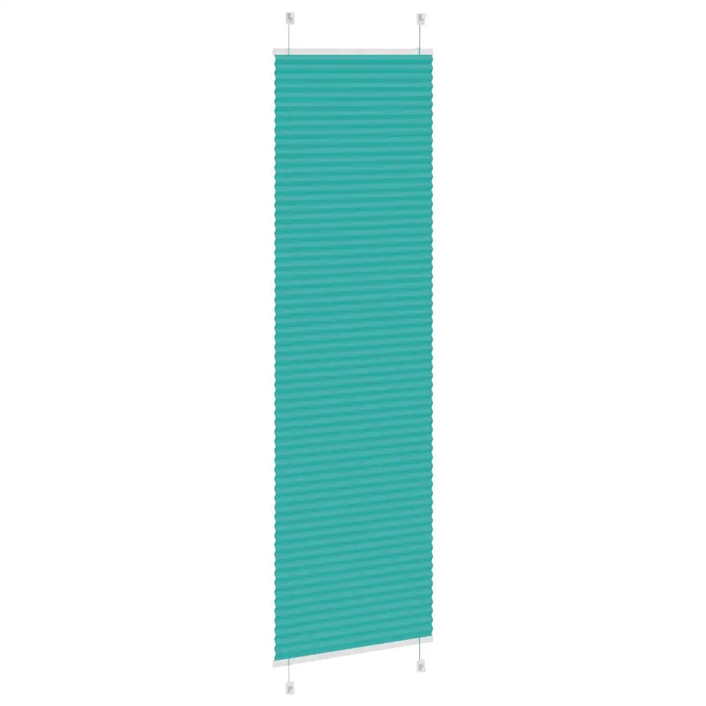 Tenda Plissettata Verde petrolio 65x200 cm Larghezza Tessuto 4015408