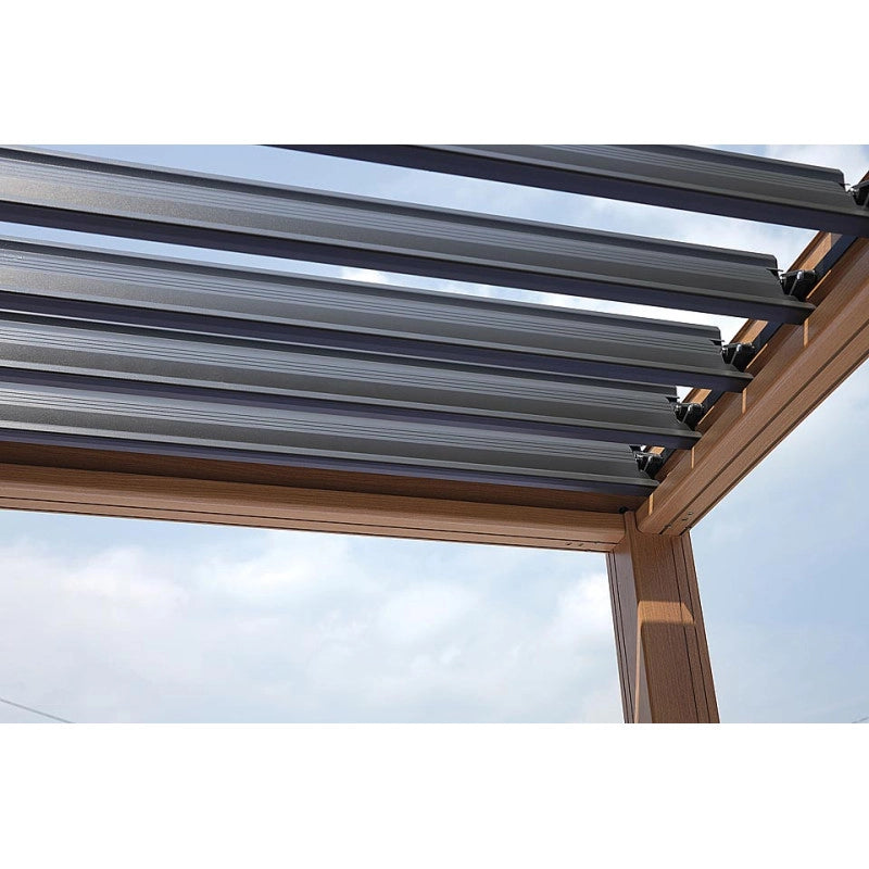 Pergola Texas 3X3 Effetto Legno Moia