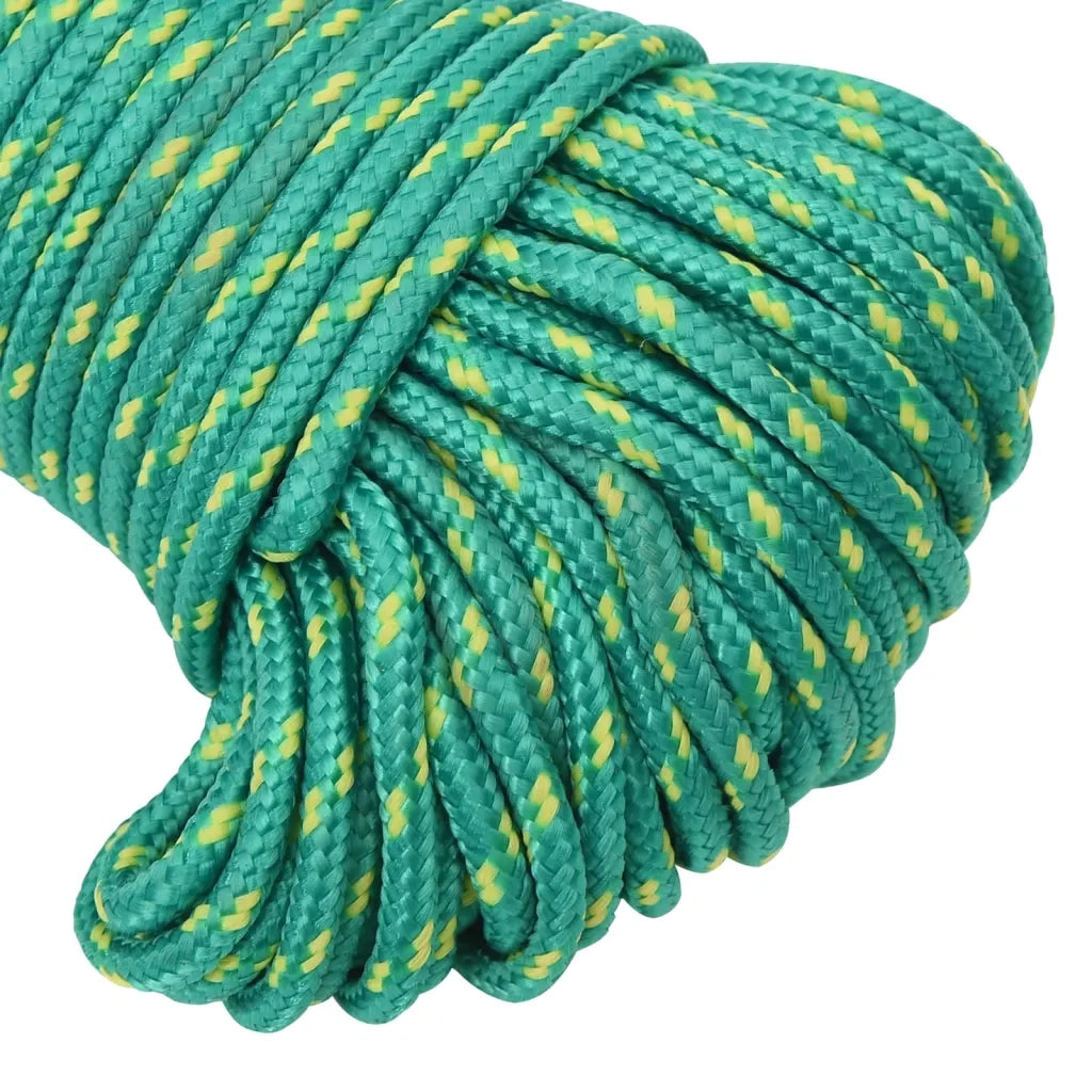 Corda Nautica Verde 5 mm 100 m in Polipropilene