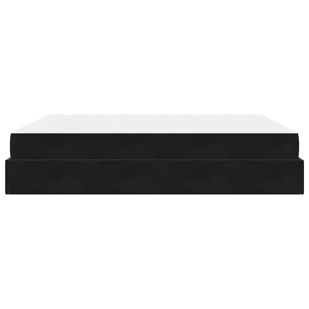 Struttura letto con materasso 2 pcs Nero Velluto 3399578