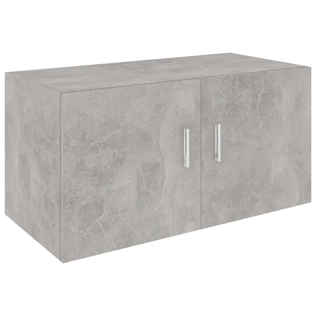 Armadietto da Parete Grigio Cemento 80x39x40 cm in Truciolato cod mxl 33680