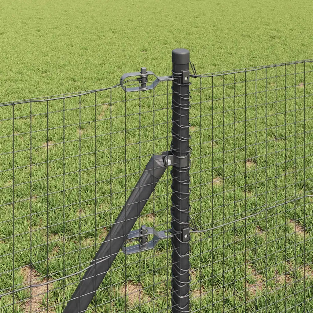 Palo della recinzione Grigio 100 x 0,6 m (rete 25 x 25 mm)