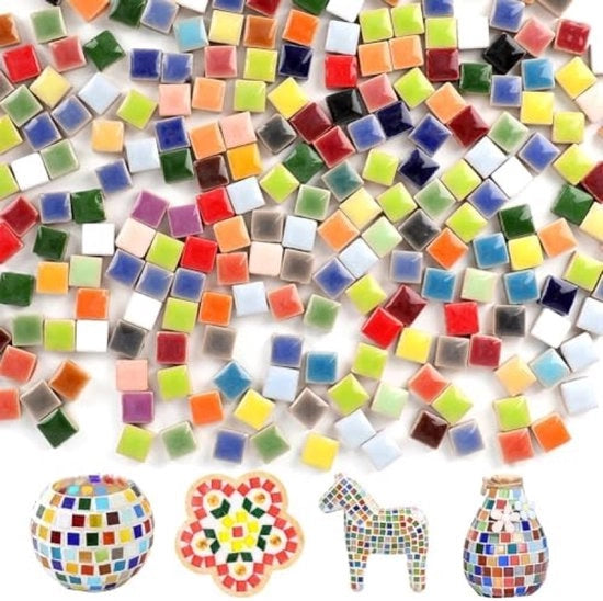 Set di Mosaici Quadrati Creativi - 500 pezzi