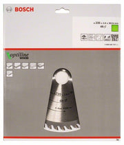 2608640727 - Lama per sega circolare Optiline Wood 235 x 30/25 x 2,8 mm, 48