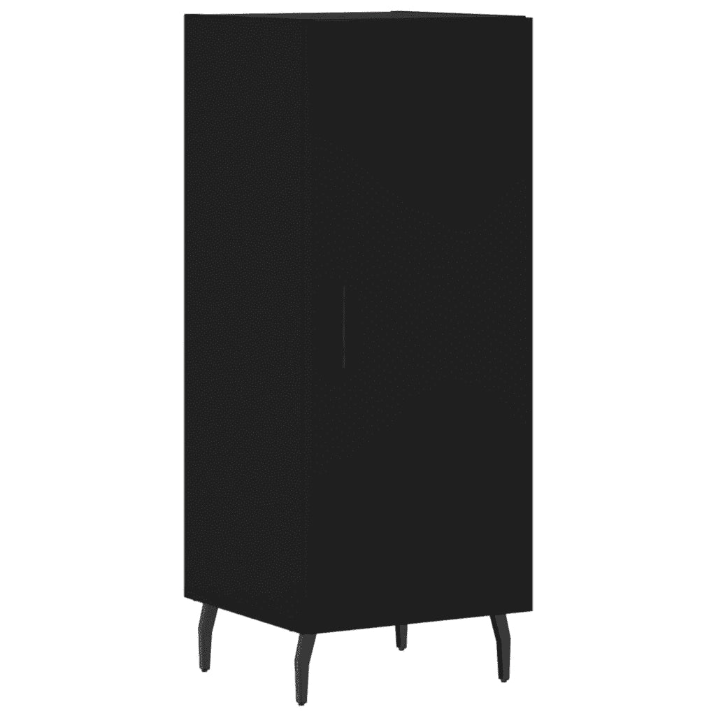 Credenza Nero 34,5x34x90 cm in Legno Multistrato 828557