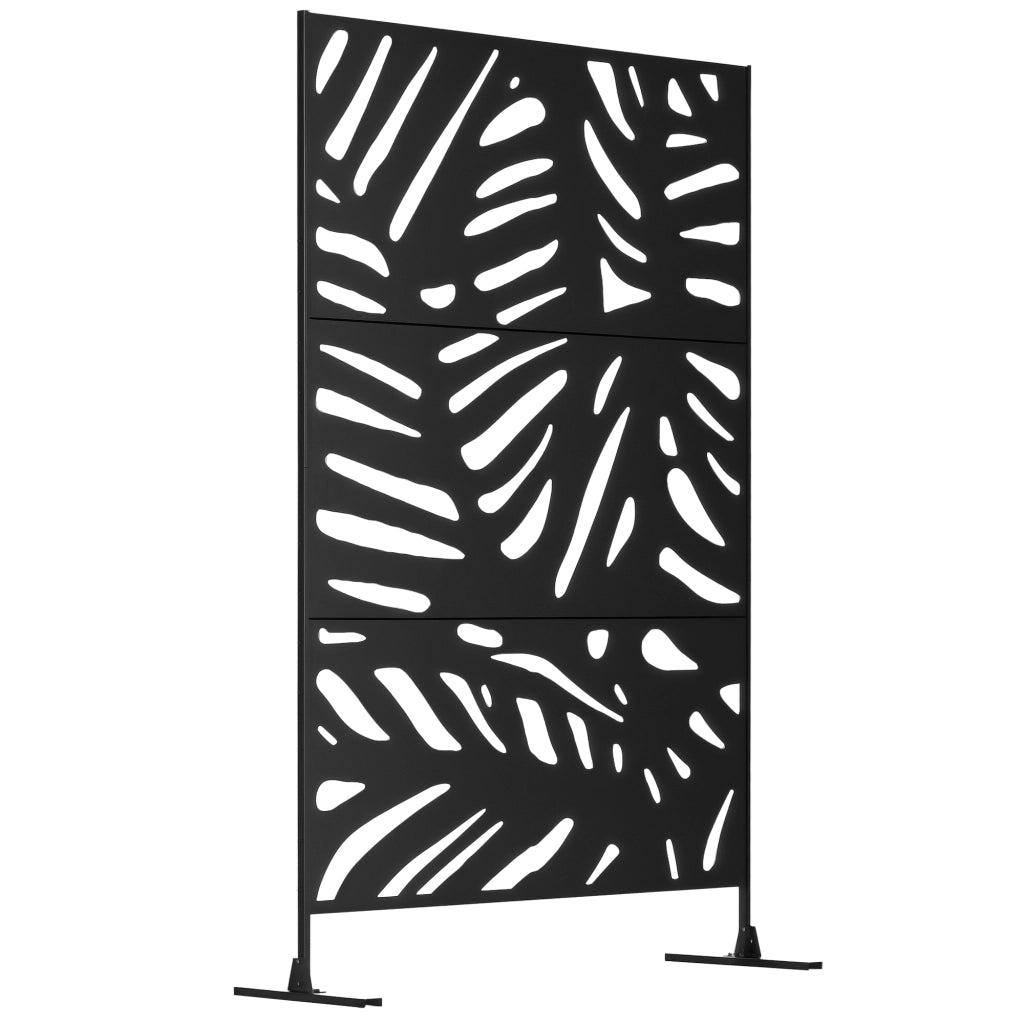 Biombo 3 Pannelli ¨C zephmum ¨C Nero 122x198 cm