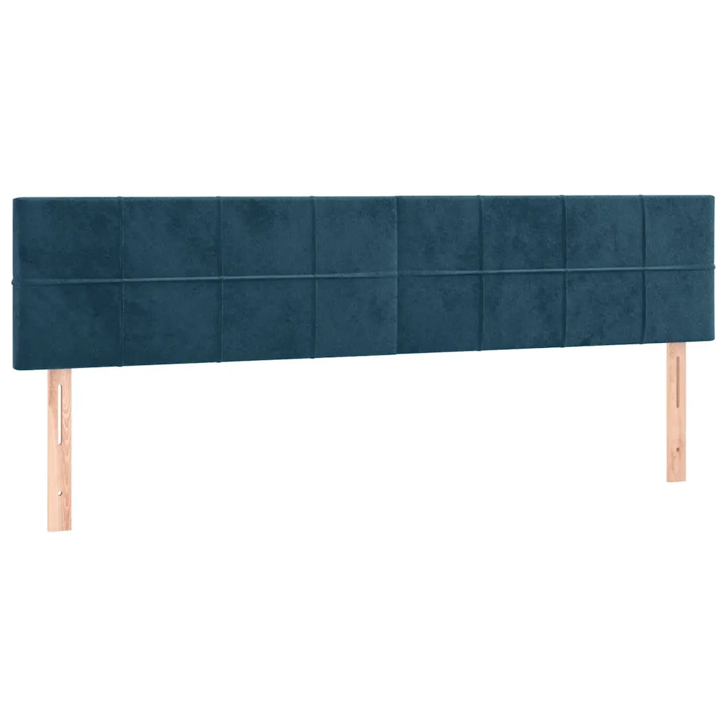 Letto a Molle con Materasso e LED Blu Scuro 180x200 cm cod mxl 74410
