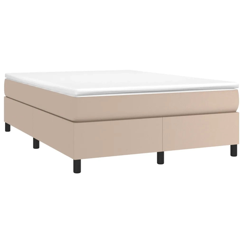 Giroletto a Molle con Materasso Cappuccino 160x200cm Similpelle 3144619