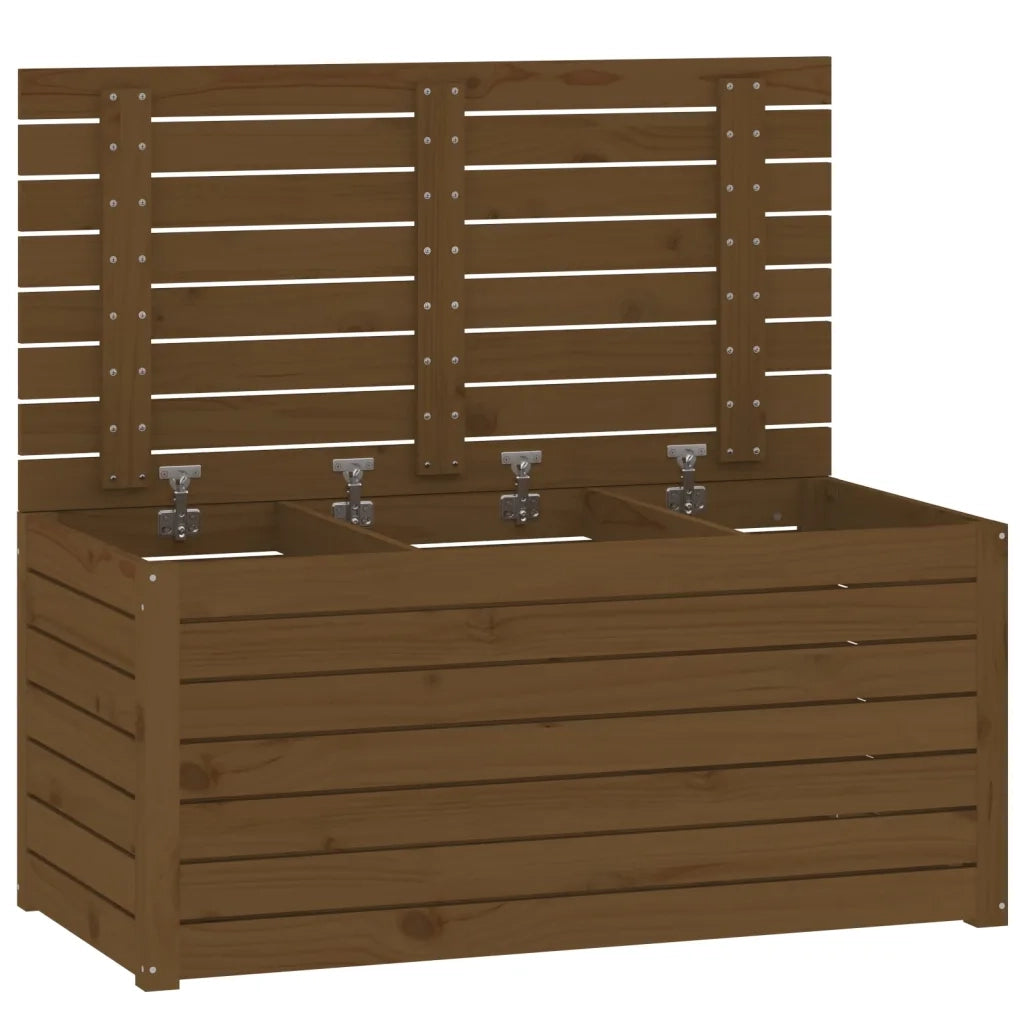 Contenitore Giardino Ambra 101x50,5x46,5 cm Legno Massello Pino 823951