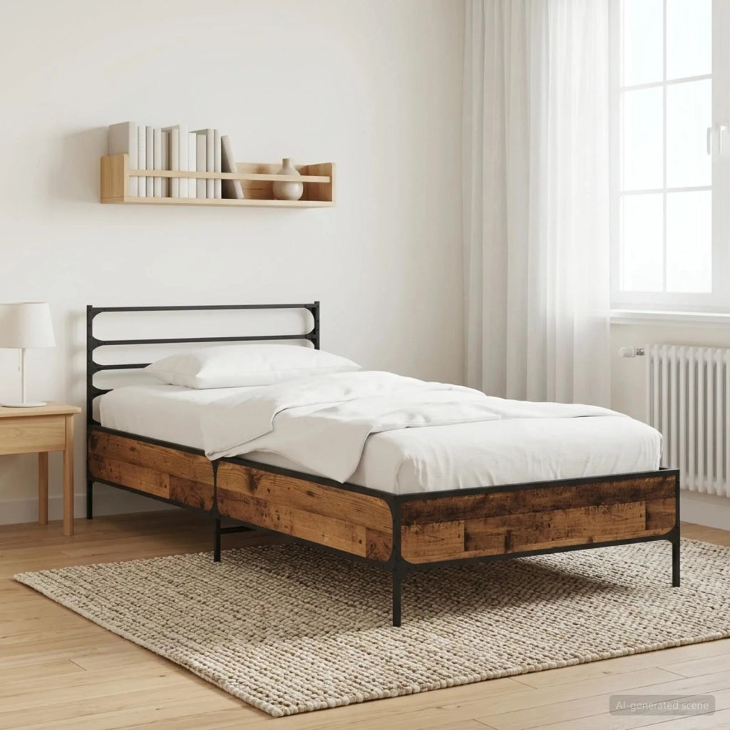 Struttura del letto Legno antico 80 x 200 cm 8009115