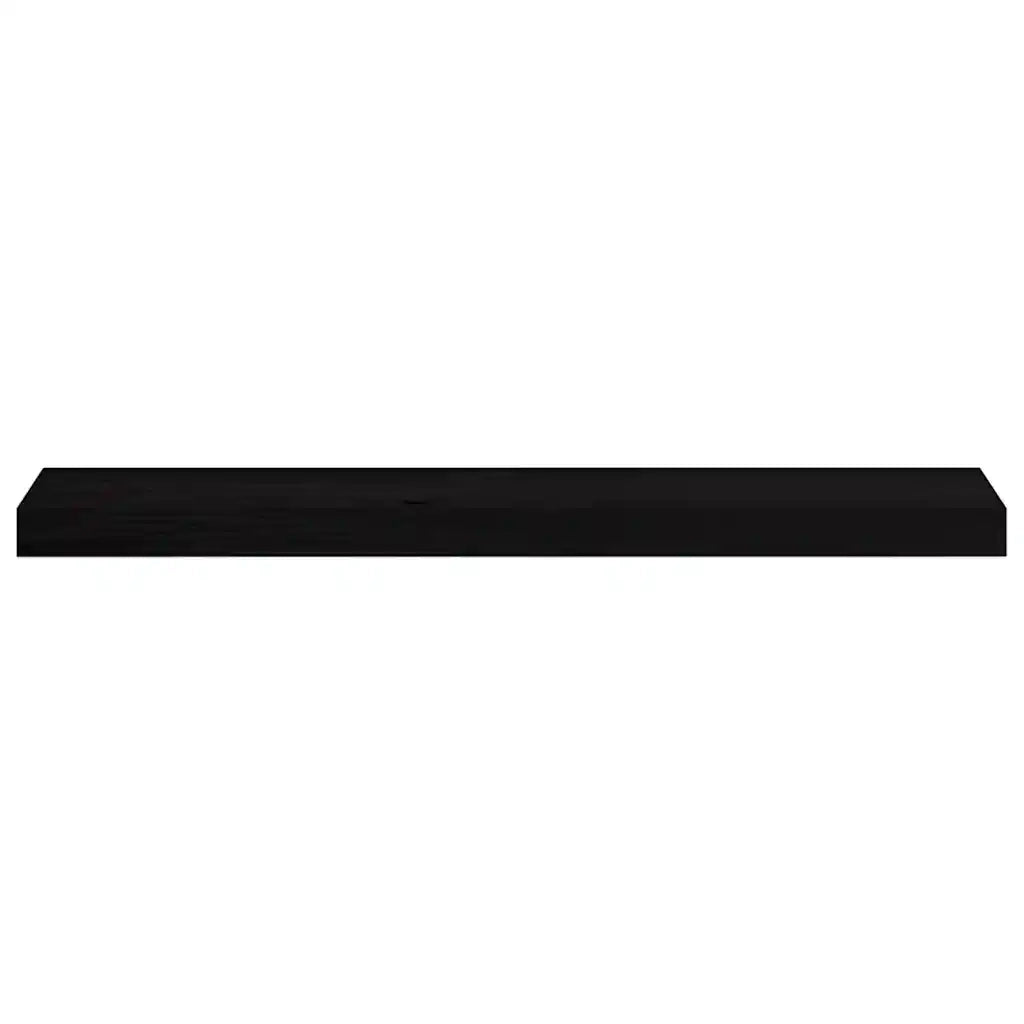 Davanzali 2 pz Marrone Scuro 80x15x2 cm Legno Massello Rovere