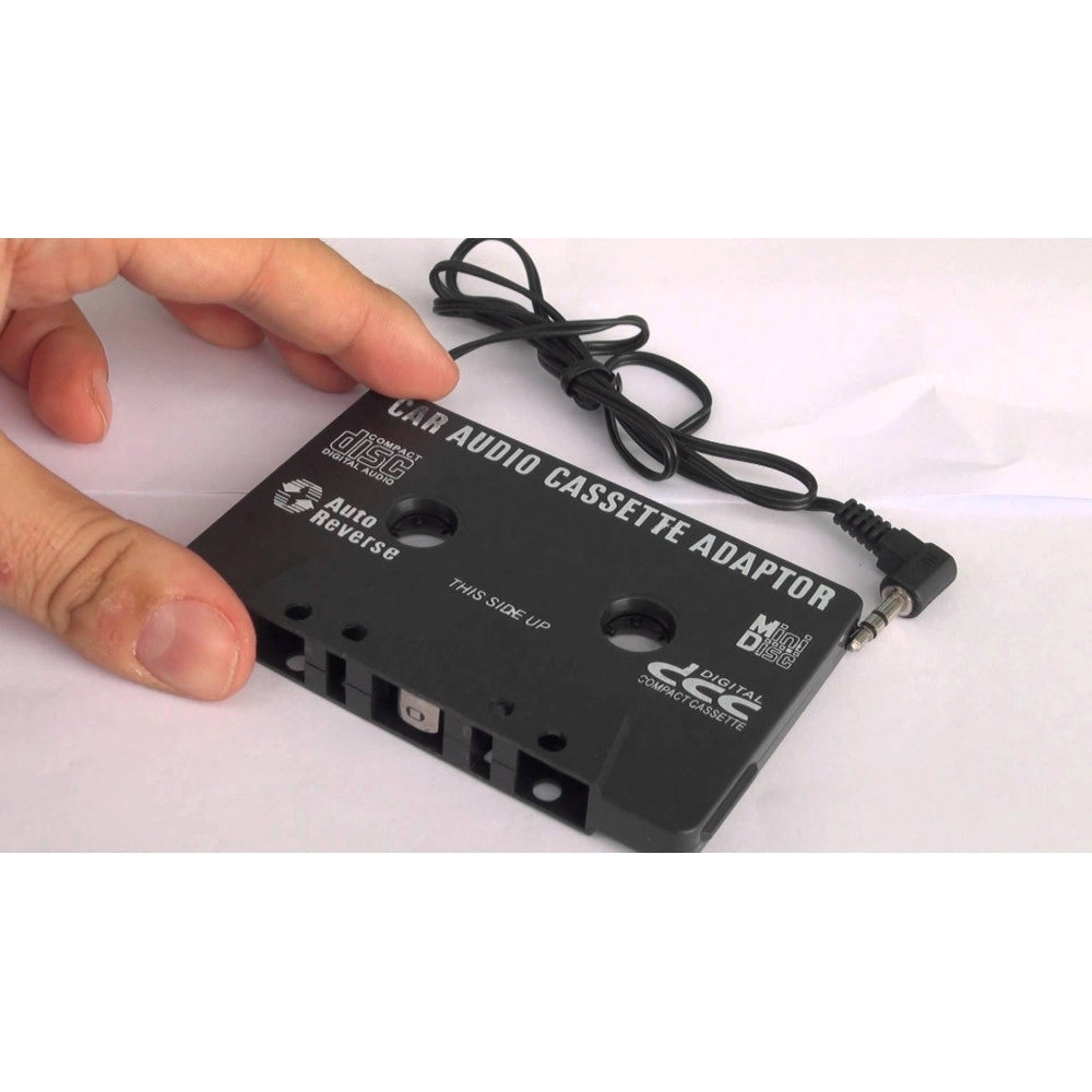 Trade Shop - Adattatore A Cassetta Audio Jack 3,5 Mm Cavo Aux Per Radio Lettore Cd Ipod Mp3 -