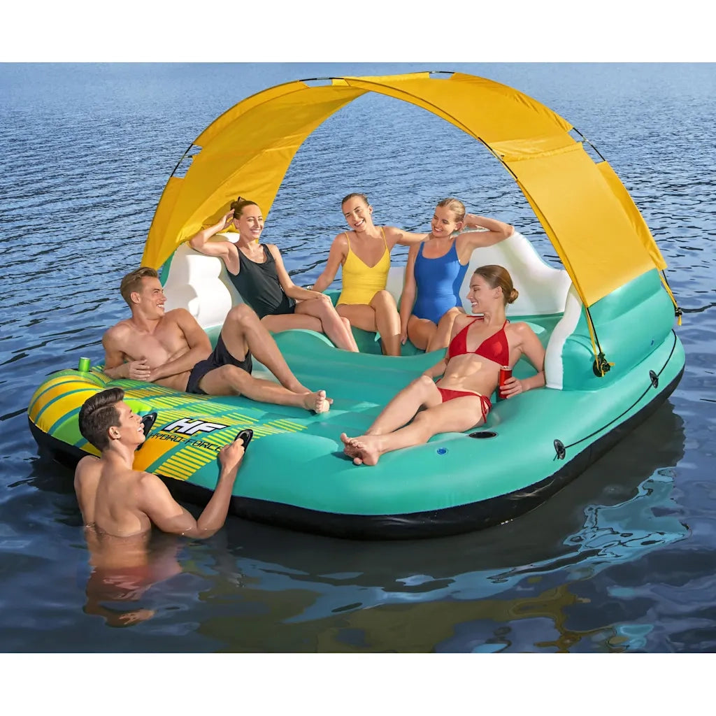 Bestway Isola Gonfiabile per 5 Persone Sunny Lounge 291x265x83 cm 3202599