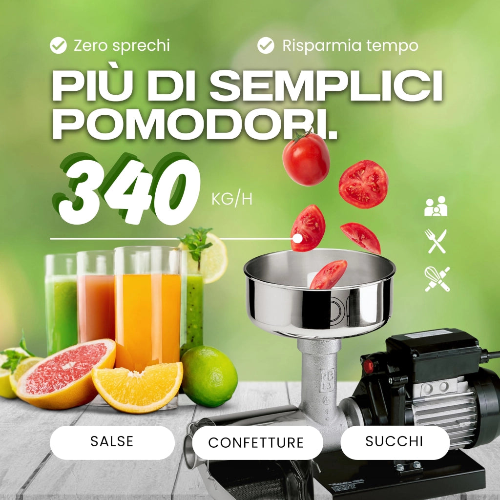 Spremipomodoro Elettrico 9004NN° 5 Hp 040 500 W Reber