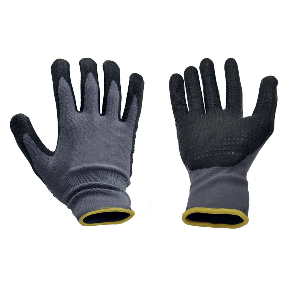 GUANTI NITRILE / NYLON Tg. 8- 12 coppia  - GRIFON SAFETY