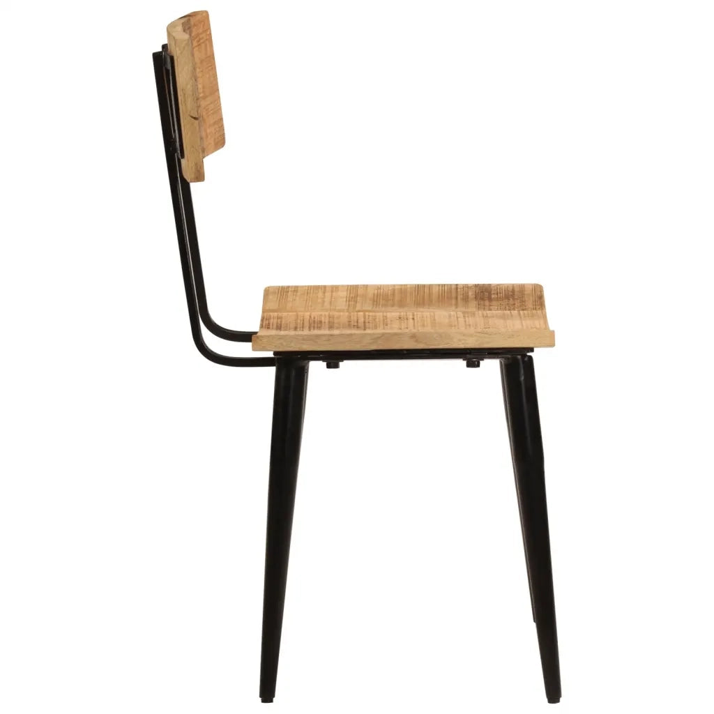 Sedie da Pranzo 2 pz 44x40x80 cm Legno Massello di Mango cod mxl 14870