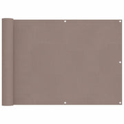 Schermo da balcone | Paravento da Balcone 75 x 200 cm Oxford alu rivestito in PU