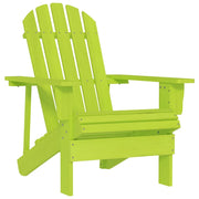 Sedia da Giardino Adirondack in Legno Massello di Abete Verde cod mxl 18454