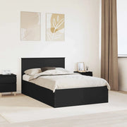 Struttura del letto Nero 120 x 190 cm Legno multistrato