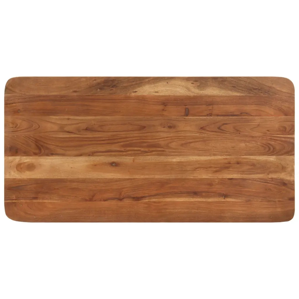 Tavolo da Bar in Legno Acacia Finitura Sheesham 110x55x106 cm cod mxl 21483