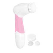 Spazzola per Pulizia del Viso 4  in 1  Spazzola per il Corpo Spazzola Morbida per il Viso Spugna per il Viso e Testina Esfoliante Rosa