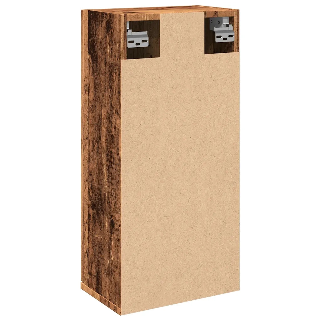 Mobile da Bagno a Parete Legno Antico 32x20x67 cm