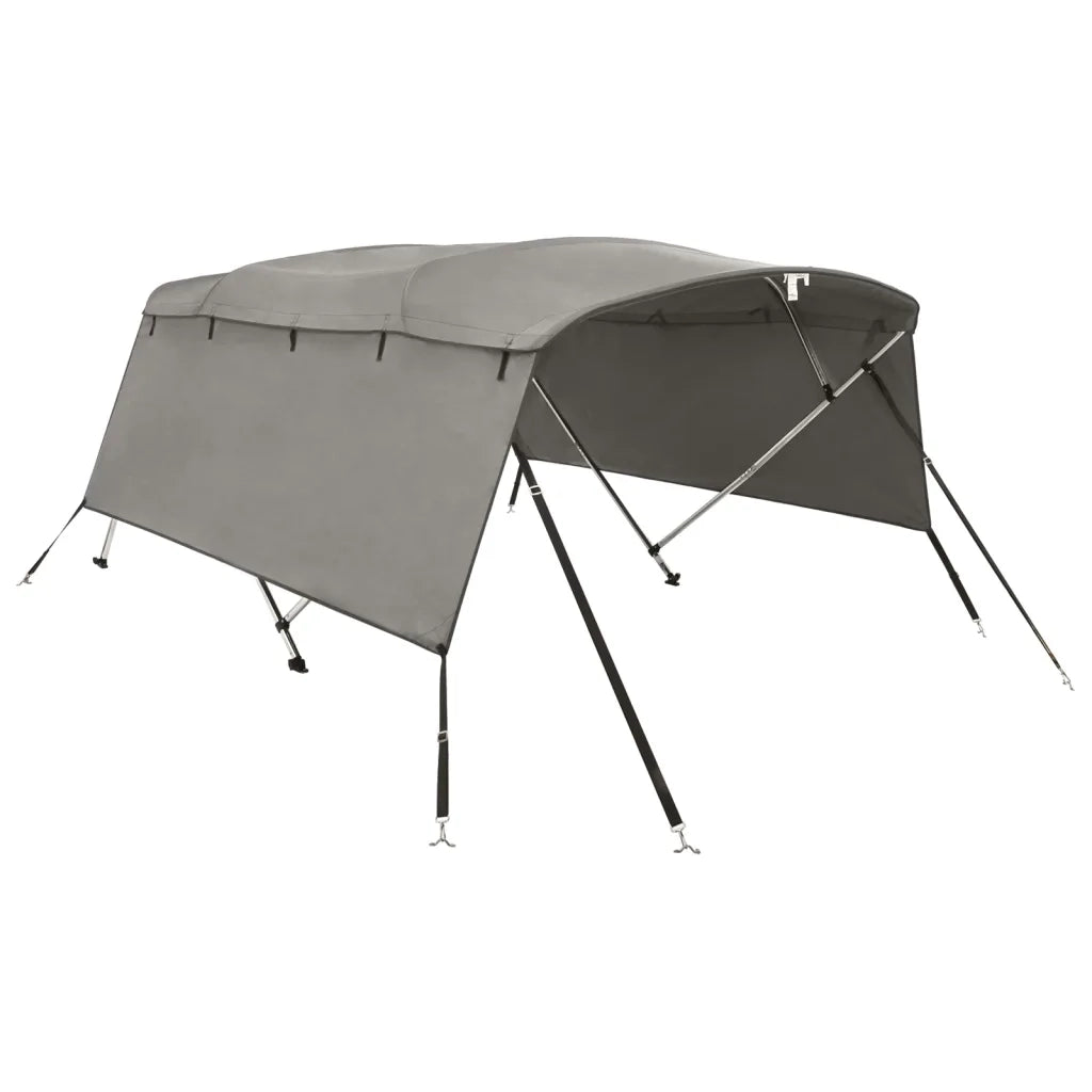 Bimini di Prua con Pareti Laterali 4 Archi 243x(230-244)x137cm