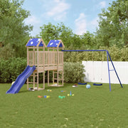 Set da Gioco da Esterno in Legno Massello di Pino