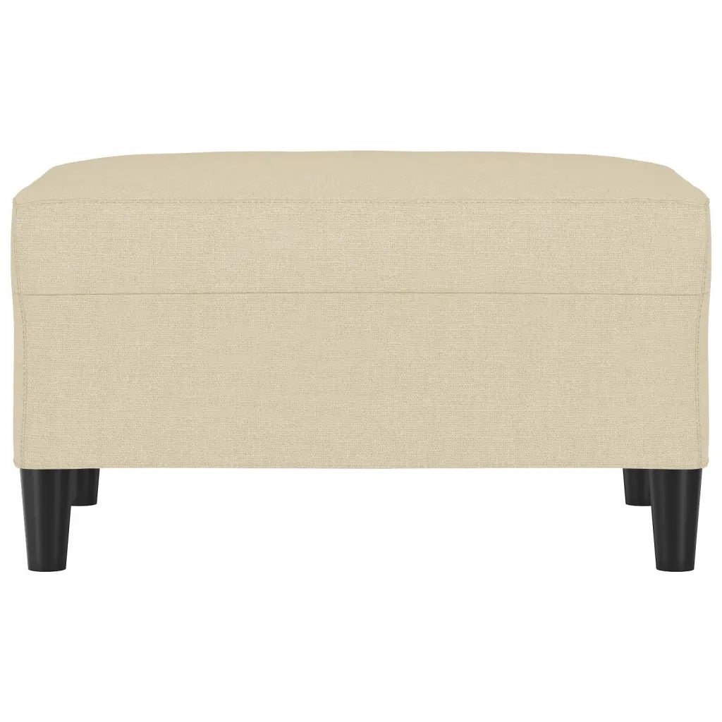 Poggiapiedi Crema 70x55x41 cm in Tessuto cod mxl 67317