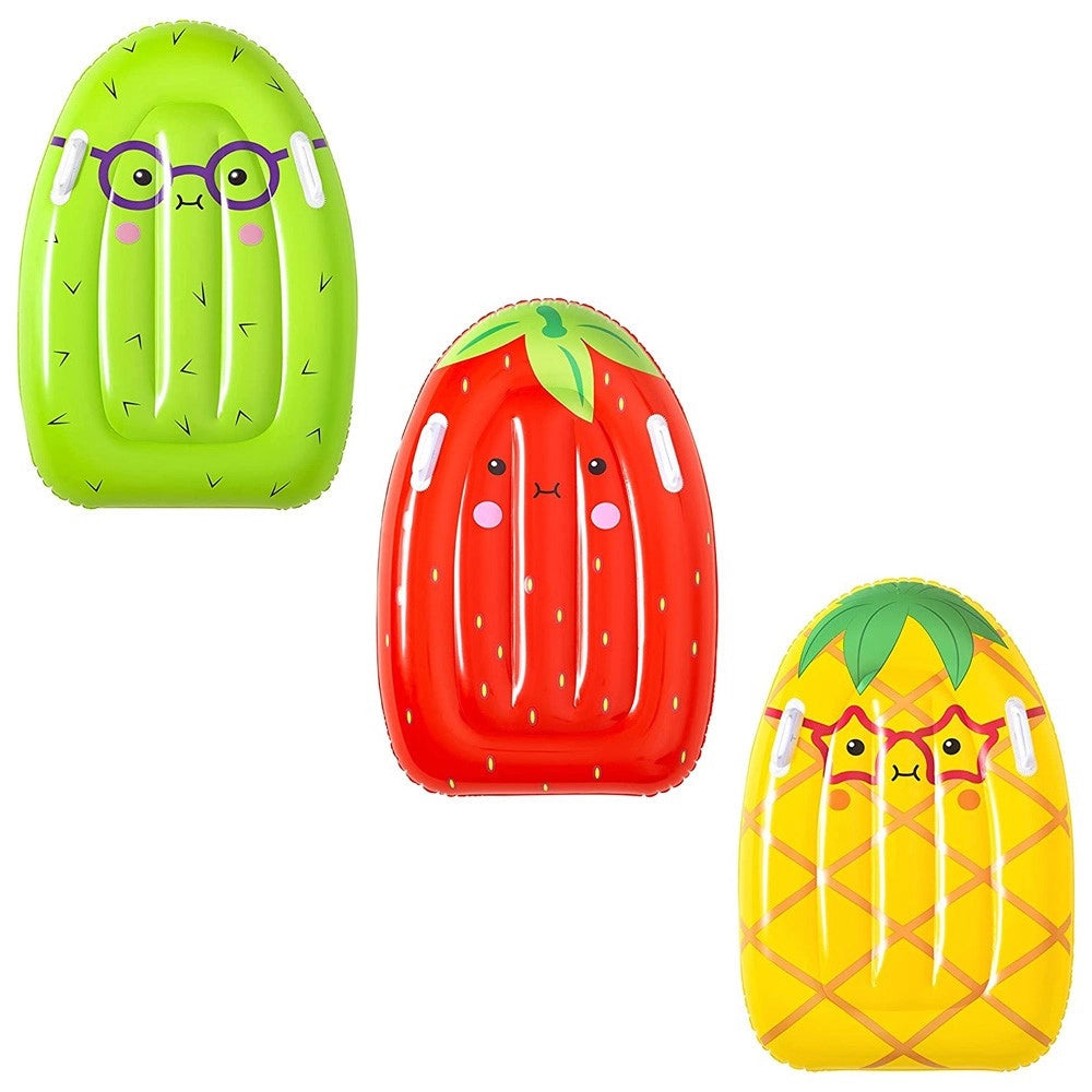 Trade Shop - Bestway Tavola Nuoto Kiwi Fragola Ananas Materassino Tavoletta Bambini Gonfiabile -