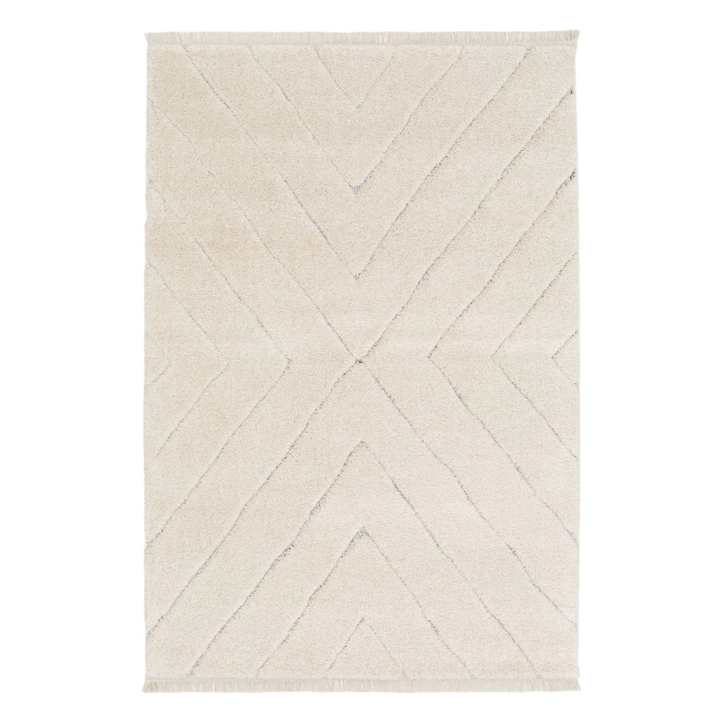 Tappeto interno tufted crema