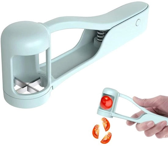 Fruitaio per Bambini - Acciaio Inossidabile - ABS Sicuro per i Cibi - Facile da Pulire - Portatile - Dimensioni 16,5 x 5,8 x 2,4 cm - Fruitaio